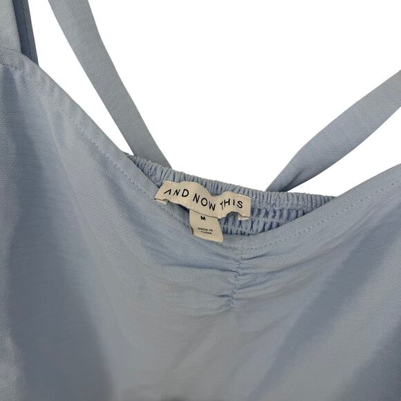 And Now This Tie Back Crop Top Size Medium - Picture 3 of 6